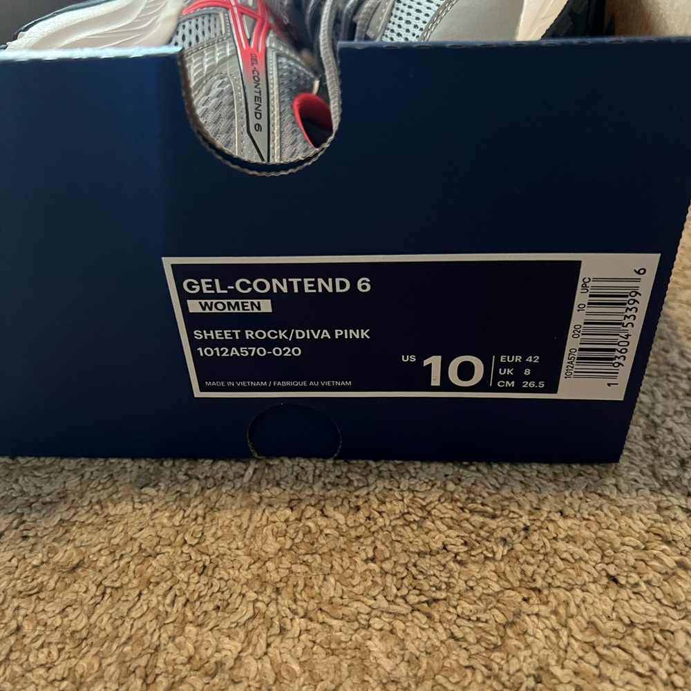 ASICS Gel-Contend Running Shoes - Gray and Red - Picture 3 of 8